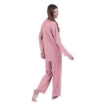 Alternate Image 4 for Women's Long Sleeve Pajamas