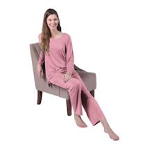 Alternate Image 5 for Women's Long Sleeve Pajamas