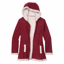 Alternate Image 5 for Women's Fleece Zip Up Jacket