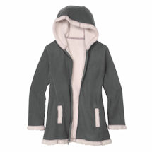 Alternate Image 8 for Women's Fleece Zip Up Jacket