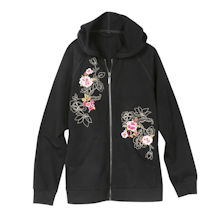 Alternate Image 6 for Floriana Floral Hoodie