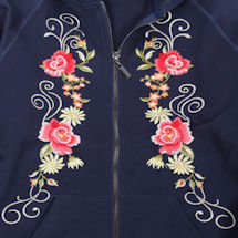 Alternate Image 2 for Floriana Floral Hoodie