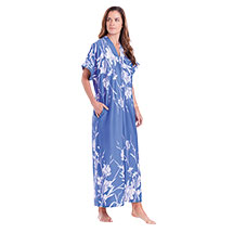 Alternate image for Women's Caftan Hawaiian Mumu Dress with Pockets