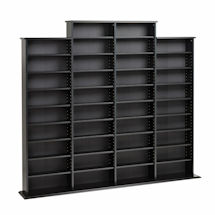 Product Image for Quad Width Wall Storage  - Black