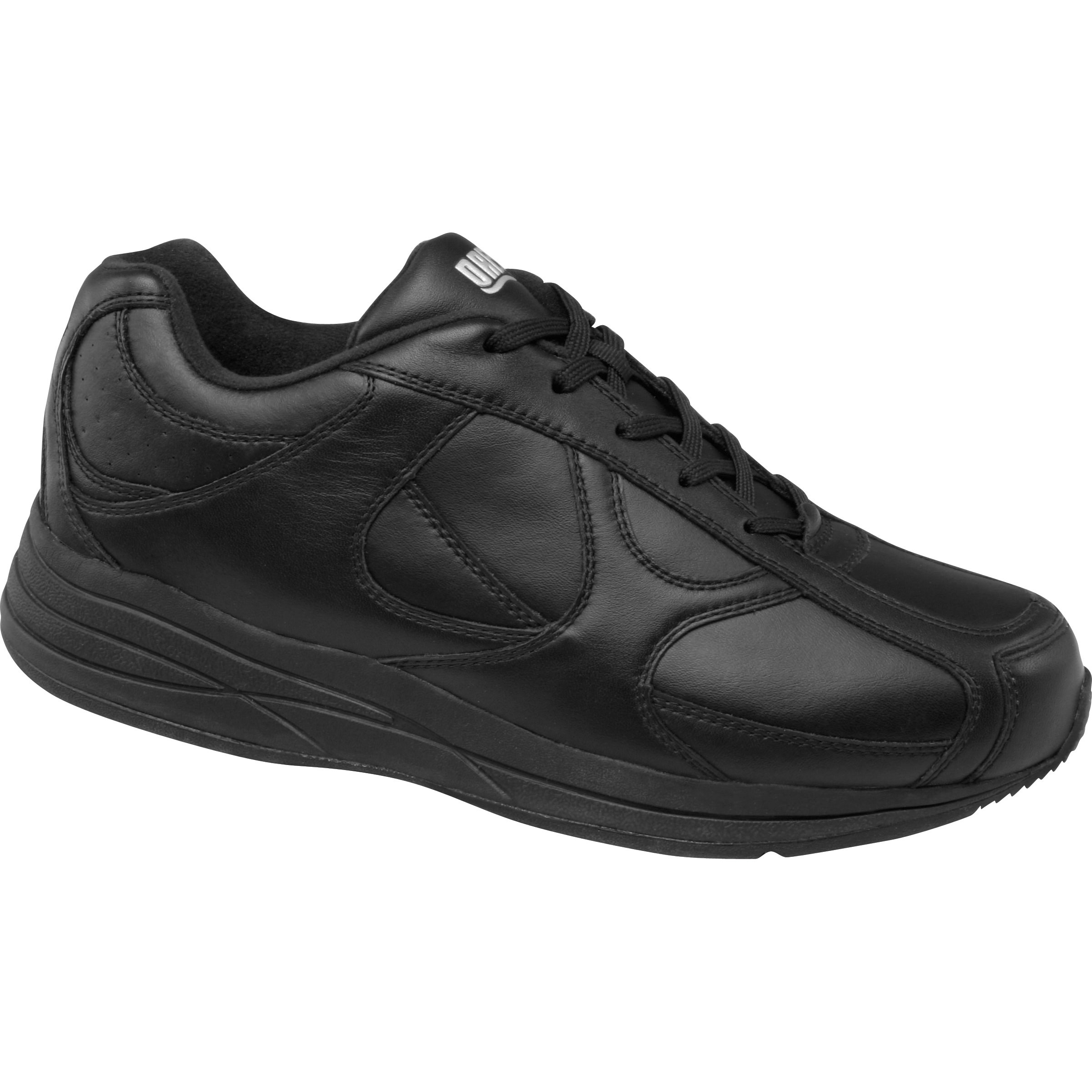 Drew® Surge Shoes for Men - Black Leather | Support Plus
