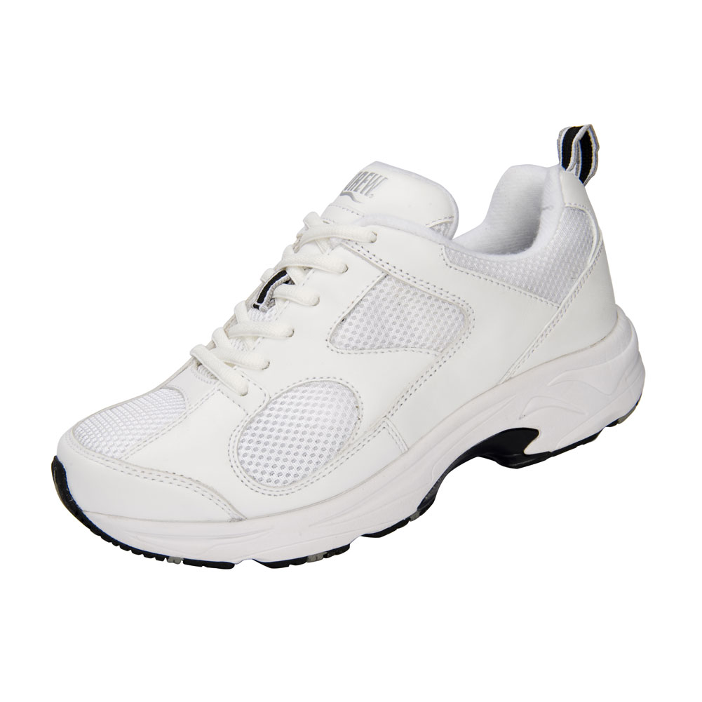 Drew® Flash II Women's Walking Shoes - White Leather/White Mesh ...