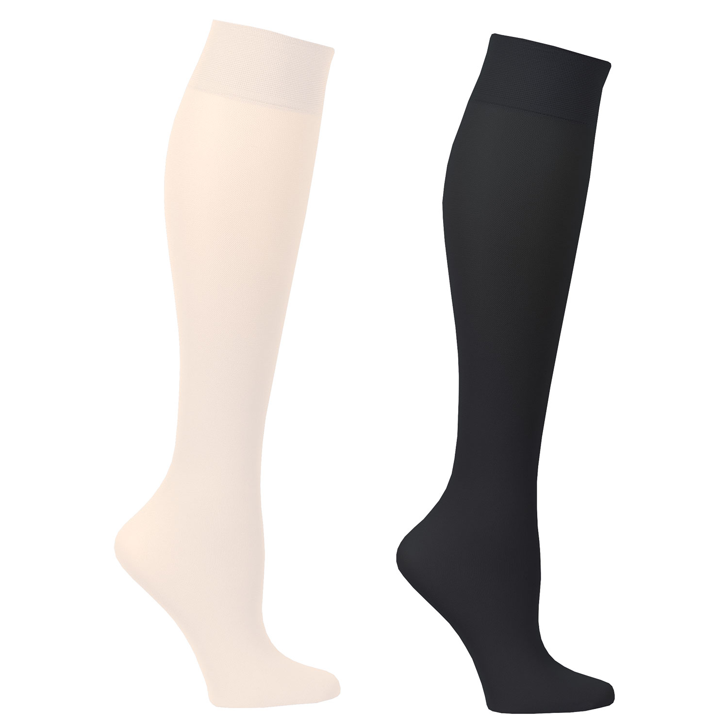 Celeste Stein Opaque Closed Toe Wide Calf Mild Compression Trouser Socks   2 Pack  ShopPBSorg
