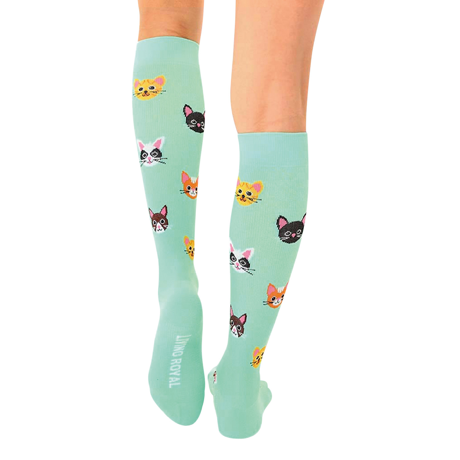 Women's Patterned Moderate Compression Knee High Socks | Support Plus ...
