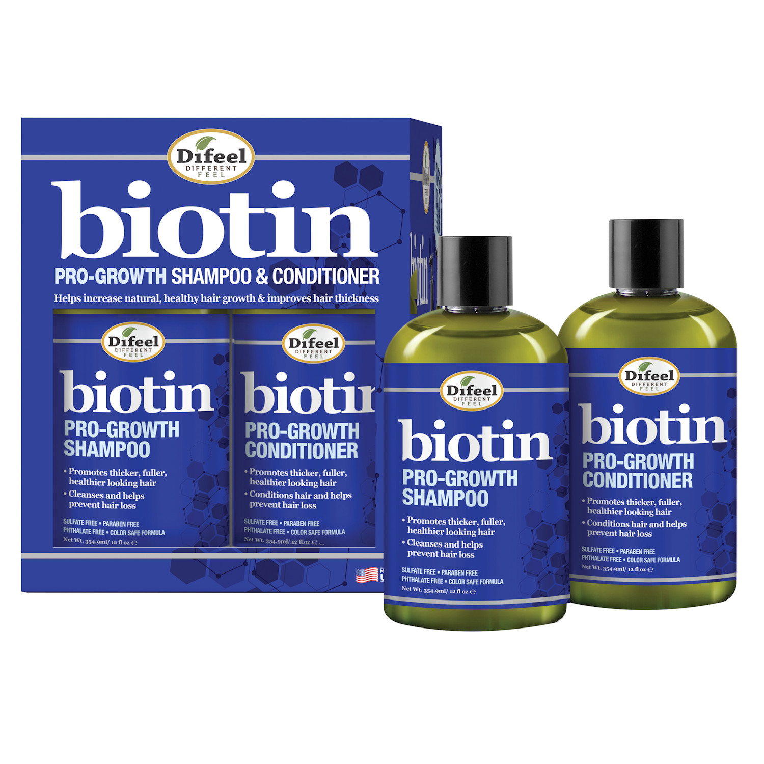 Biotin Pro-Growth Shampoo and Conditioner - 2 Pack | 8 Reviews   Stars | Support Plus | FL8112