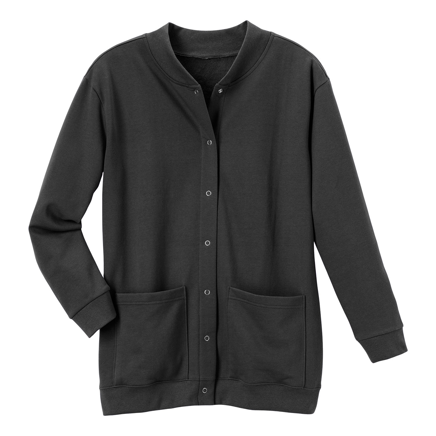 Snap-Front Fleece Jacket | Support Plus